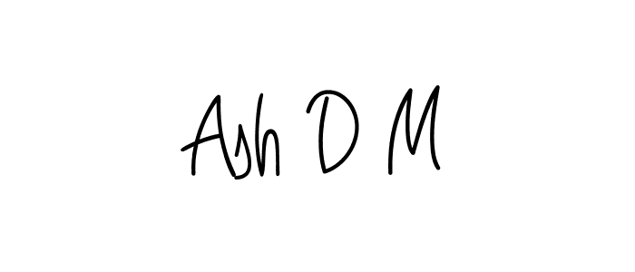 Similarly Angelique-Rose-font-FFP is the best handwritten signature design. Signature creator online .You can use it as an online autograph creator for name Ash D M. Ash D M signature style 5 images and pictures png