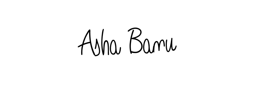 How to make Asha Banu signature? Angelique-Rose-font-FFP is a professional autograph style. Create handwritten signature for Asha Banu name. Asha Banu signature style 5 images and pictures png