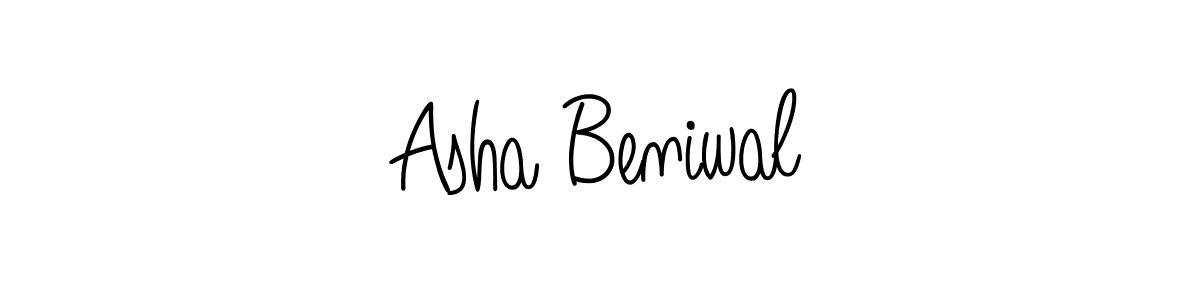 Also You can easily find your signature by using the search form. We will create Asha Beniwal name handwritten signature images for you free of cost using Angelique-Rose-font-FFP sign style. Asha Beniwal signature style 5 images and pictures png