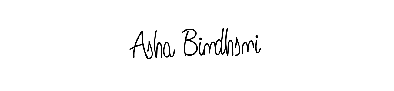 How to Draw Asha Bindhsni signature style? Angelique-Rose-font-FFP is a latest design signature styles for name Asha Bindhsni. Asha Bindhsni signature style 5 images and pictures png