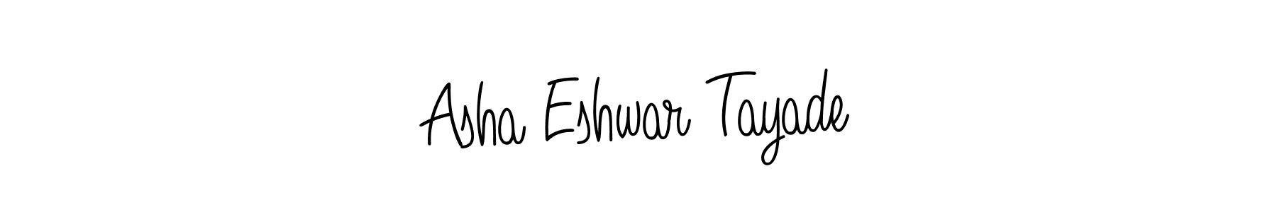 Also we have Asha Eshwar Tayade name is the best signature style. Create professional handwritten signature collection using Angelique-Rose-font-FFP autograph style. Asha Eshwar Tayade signature style 5 images and pictures png