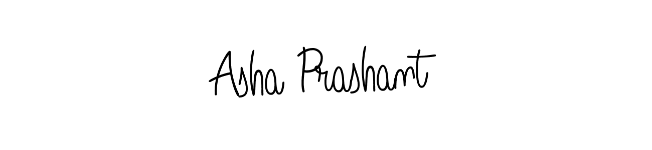 You should practise on your own different ways (Angelique-Rose-font-FFP) to write your name (Asha Prashant) in signature. don't let someone else do it for you. Asha Prashant signature style 5 images and pictures png