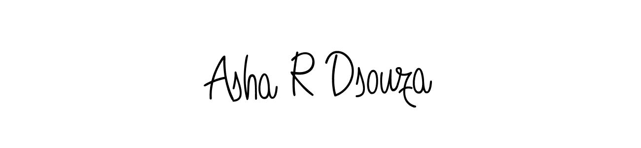 Make a beautiful signature design for name Asha R Dsouza. Use this online signature maker to create a handwritten signature for free. Asha R Dsouza signature style 5 images and pictures png