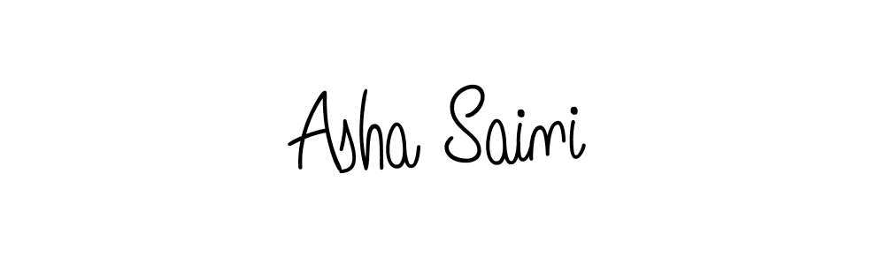 It looks lik you need a new signature style for name Asha Saini. Design unique handwritten (Angelique-Rose-font-FFP) signature with our free signature maker in just a few clicks. Asha Saini signature style 5 images and pictures png