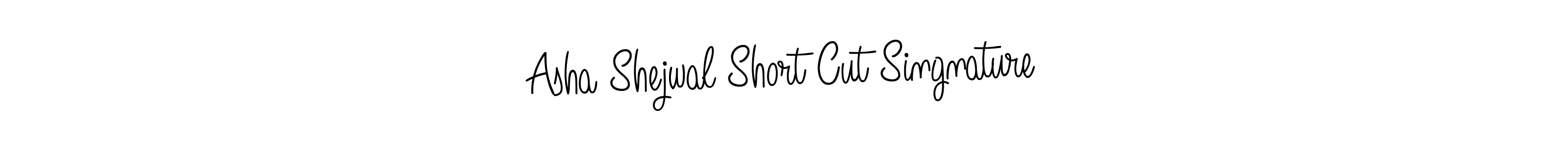 Make a short Asha Shejwal Short Cut Singnature signature style. Manage your documents anywhere anytime using Angelique-Rose-font-FFP. Create and add eSignatures, submit forms, share and send files easily. Asha Shejwal Short Cut Singnature signature style 5 images and pictures png