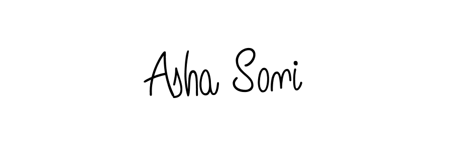 Best and Professional Signature Style for Asha Soni. Angelique-Rose-font-FFP Best Signature Style Collection. Asha Soni signature style 5 images and pictures png