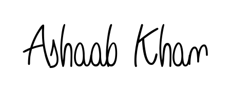 Generate high-definition signature styles for Ashaab Khan. The Angelique-Rose-font-FFP typeface ensures crisp legibility and sophisticated design. Ashaab Khan signature style 5 images and pictures png
