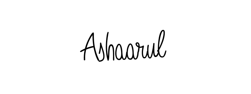 How to make Ashaarul name signature. Use Angelique-Rose-font-FFP style for creating short signs online. This is the latest handwritten sign. Ashaarul signature style 5 images and pictures png