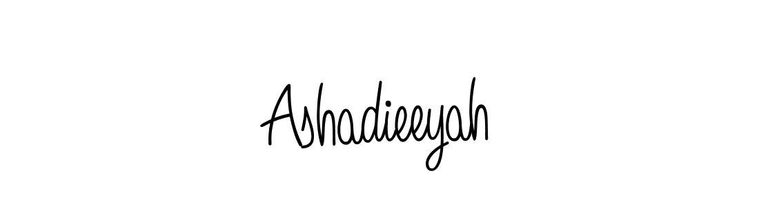 Here are the top 10 professional signature styles for the name Ashadieeyah. These are the best autograph styles you can use for your name. Ashadieeyah signature style 5 images and pictures png