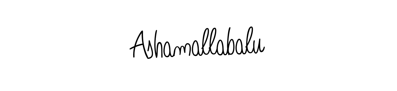 if you are searching for the best signature style for your name Ashamallabalu. so please give up your signature search. here we have designed multiple signature styles  using Angelique-Rose-font-FFP. Ashamallabalu signature style 5 images and pictures png