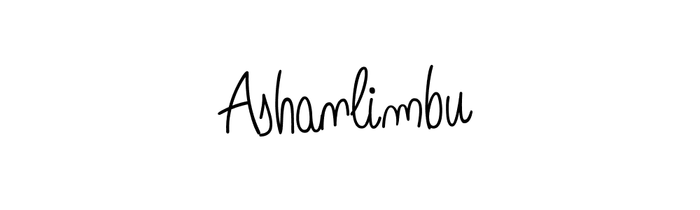 Also we have Ashanlimbu name is the best signature style. Create professional handwritten signature collection using Angelique-Rose-font-FFP autograph style. Ashanlimbu signature style 5 images and pictures png