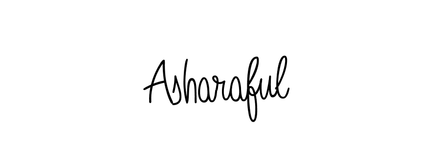 How to make Asharaful signature? Angelique-Rose-font-FFP is a professional autograph style. Create handwritten signature for Asharaful name. Asharaful signature style 5 images and pictures png