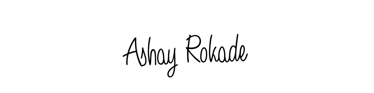 How to Draw Ashay Rokade signature style? Angelique-Rose-font-FFP is a latest design signature styles for name Ashay Rokade. Ashay Rokade signature style 5 images and pictures png
