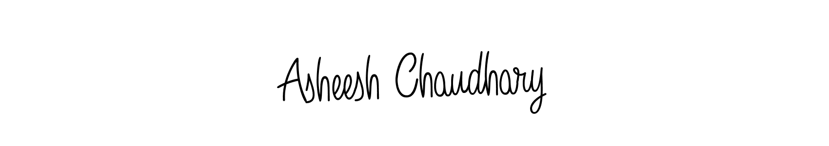 Asheesh Chaudhary stylish signature style. Best Handwritten Sign (Angelique-Rose-font-FFP) for my name. Handwritten Signature Collection Ideas for my name Asheesh Chaudhary. Asheesh Chaudhary signature style 5 images and pictures png