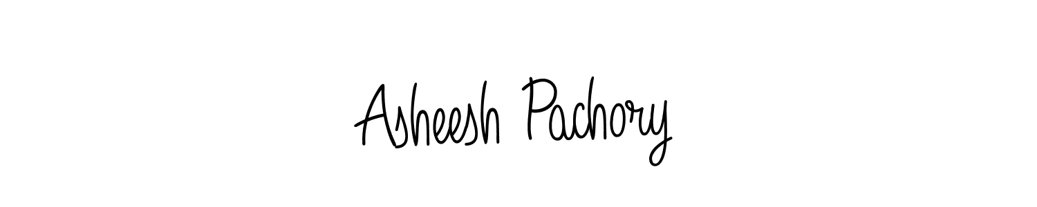 You should practise on your own different ways (Angelique-Rose-font-FFP) to write your name (Asheesh Pachory) in signature. don't let someone else do it for you. Asheesh Pachory signature style 5 images and pictures png