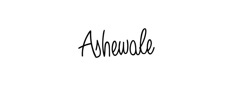 Design your own signature with our free online signature maker. With this signature software, you can create a handwritten (Angelique-Rose-font-FFP) signature for name Ashewale. Ashewale signature style 5 images and pictures png