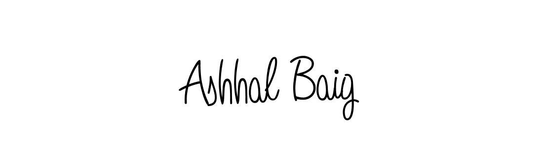 How to make Ashhal Baig signature? Angelique-Rose-font-FFP is a professional autograph style. Create handwritten signature for Ashhal Baig name. Ashhal Baig signature style 5 images and pictures png
