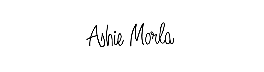 if you are searching for the best signature style for your name Ashie Morla. so please give up your signature search. here we have designed multiple signature styles  using Angelique-Rose-font-FFP. Ashie Morla signature style 5 images and pictures png