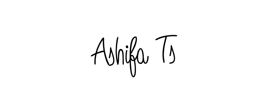 How to make Ashifa Ts signature? Angelique-Rose-font-FFP is a professional autograph style. Create handwritten signature for Ashifa Ts name. Ashifa Ts signature style 5 images and pictures png