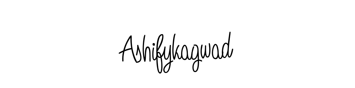Design your own signature with our free online signature maker. With this signature software, you can create a handwritten (Angelique-Rose-font-FFP) signature for name Ashifykagwad. Ashifykagwad signature style 5 images and pictures png