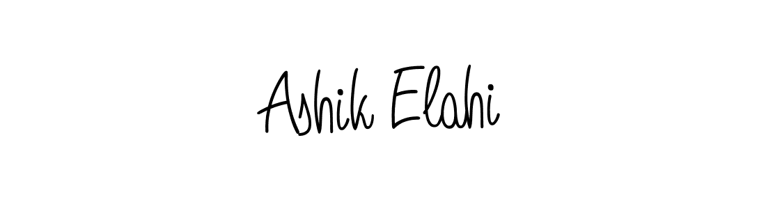 Create a beautiful signature design for name Ashik Elahi. With this signature (Angelique-Rose-font-FFP) fonts, you can make a handwritten signature for free. Ashik Elahi signature style 5 images and pictures png