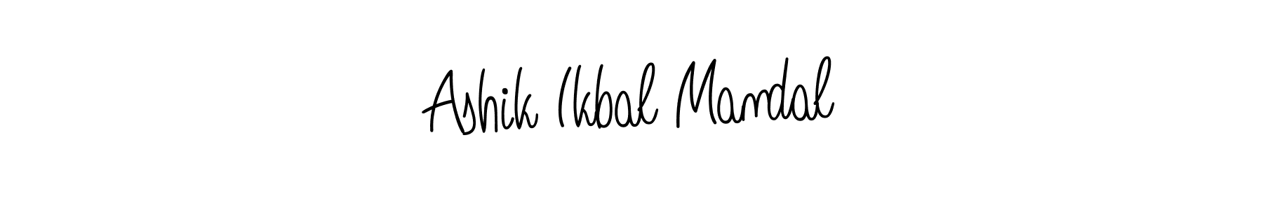 Make a beautiful signature design for name Ashik Ikbal Mandal. Use this online signature maker to create a handwritten signature for free. Ashik Ikbal Mandal signature style 5 images and pictures png