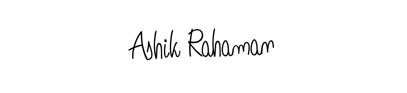 Make a short Ashik Rahaman signature style. Manage your documents anywhere anytime using Angelique-Rose-font-FFP. Create and add eSignatures, submit forms, share and send files easily. Ashik Rahaman signature style 5 images and pictures png