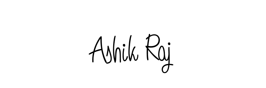 How to make Ashik Raj name signature. Use Angelique-Rose-font-FFP style for creating short signs online. This is the latest handwritten sign. Ashik Raj signature style 5 images and pictures png