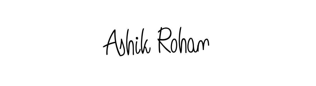 You can use this online signature creator to create a handwritten signature for the name Ashik Rohan. This is the best online autograph maker. Ashik Rohan signature style 5 images and pictures png