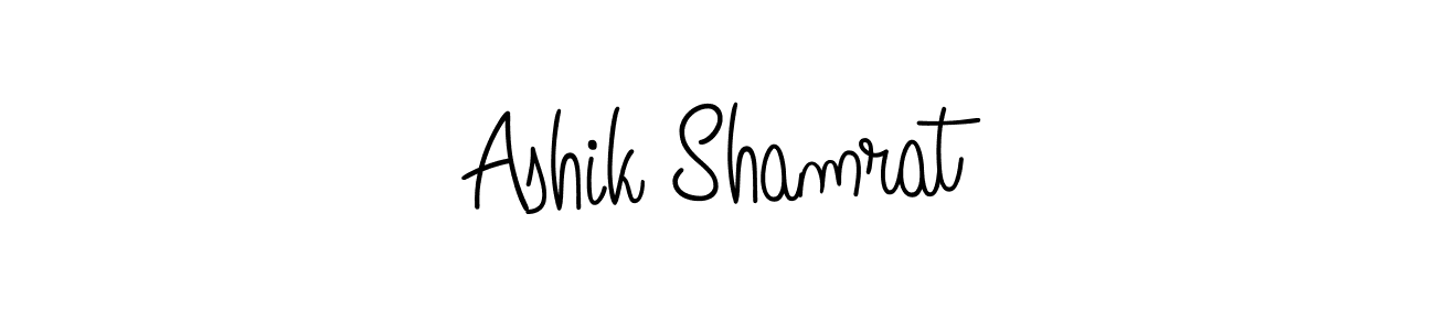if you are searching for the best signature style for your name Ashik Shamrat. so please give up your signature search. here we have designed multiple signature styles  using Angelique-Rose-font-FFP. Ashik Shamrat signature style 5 images and pictures png