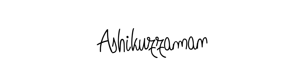 You should practise on your own different ways (Angelique-Rose-font-FFP) to write your name (Ashikuzzaman) in signature. don't let someone else do it for you. Ashikuzzaman signature style 5 images and pictures png