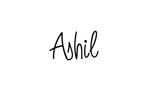 if you are searching for the best signature style for your name Ashil. so please give up your signature search. here we have designed multiple signature styles  using Angelique-Rose-font-FFP. Ashil signature style 5 images and pictures png