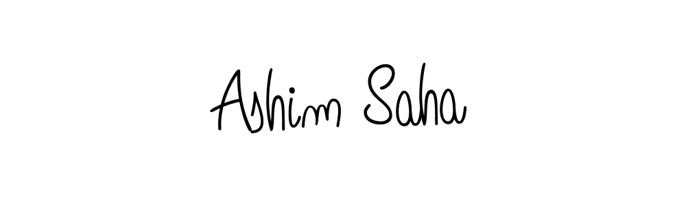 The best way (Angelique-Rose-font-FFP) to make a short signature is to pick only two or three words in your name. The name Ashim Saha include a total of six letters. For converting this name. Ashim Saha signature style 5 images and pictures png