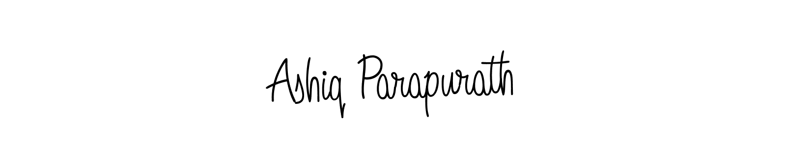 Make a short Ashiq Parapurath signature style. Manage your documents anywhere anytime using Angelique-Rose-font-FFP. Create and add eSignatures, submit forms, share and send files easily. Ashiq Parapurath signature style 5 images and pictures png