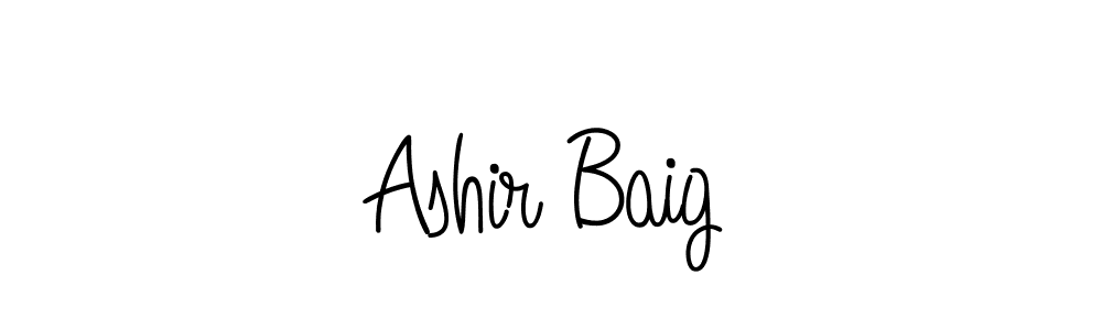 Make a short Ashir Baig signature style. Manage your documents anywhere anytime using Angelique-Rose-font-FFP. Create and add eSignatures, submit forms, share and send files easily. Ashir Baig signature style 5 images and pictures png