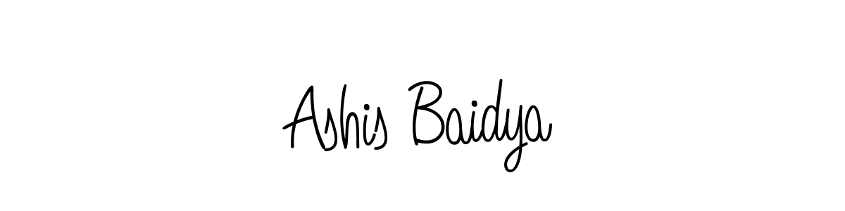 Also we have Ashis Baidya name is the best signature style. Create professional handwritten signature collection using Angelique-Rose-font-FFP autograph style. Ashis Baidya signature style 5 images and pictures png