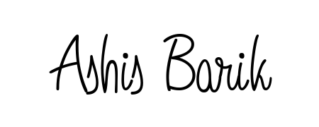 A dynamic signature style for Ashis Barik using Angelique-Rose-font-FFP script. Designed to look authentic, handwritten, and professional. Ashis Barik signature style 5 images and pictures png