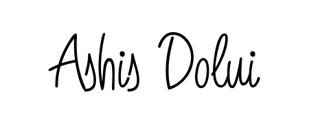Explore multiple handwriting variations for Ashis Dolui including this stunning Angelique-Rose-font-FFP design. Free to use across all platforms. Ashis Dolui signature style 5 images and pictures png