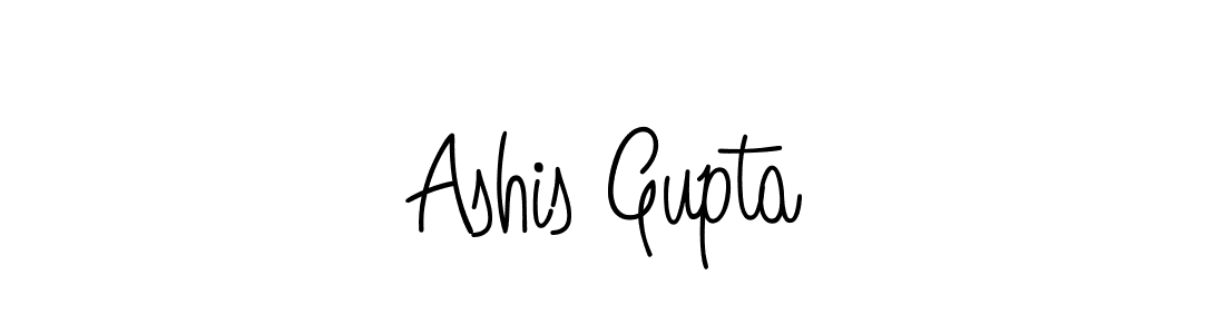 Design your own signature with our free online signature maker. With this signature software, you can create a handwritten (Angelique-Rose-font-FFP) signature for name Ashis Gupta. Ashis Gupta signature style 5 images and pictures png