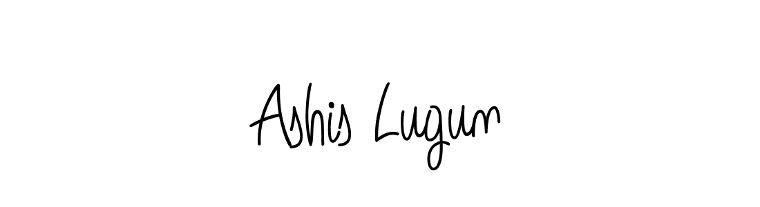 Also we have Ashis Lugun name is the best signature style. Create professional handwritten signature collection using Angelique-Rose-font-FFP autograph style. Ashis Lugun signature style 5 images and pictures png