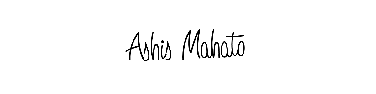 Design your own signature with our free online signature maker. With this signature software, you can create a handwritten (Angelique-Rose-font-FFP) signature for name Ashis Mahato. Ashis Mahato signature style 5 images and pictures png
