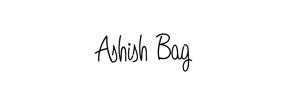 Design your own signature with our free online signature maker. With this signature software, you can create a handwritten (Angelique-Rose-font-FFP) signature for name Ashish Bag. Ashish Bag signature style 5 images and pictures png