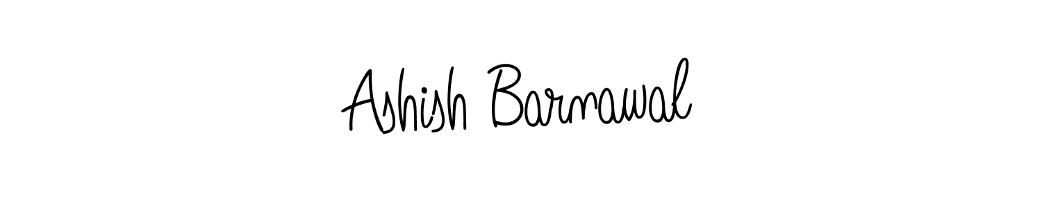 Ashish Barnawal stylish signature style. Best Handwritten Sign (Angelique-Rose-font-FFP) for my name. Handwritten Signature Collection Ideas for my name Ashish Barnawal. Ashish Barnawal signature style 5 images and pictures png