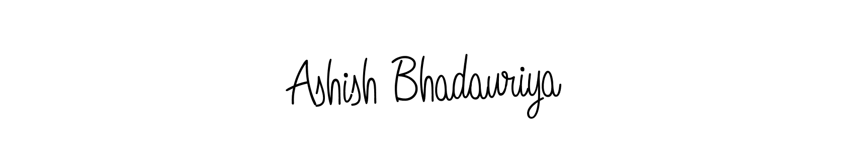 Ashish Bhadauriya stylish signature style. Best Handwritten Sign (Angelique-Rose-font-FFP) for my name. Handwritten Signature Collection Ideas for my name Ashish Bhadauriya. Ashish Bhadauriya signature style 5 images and pictures png