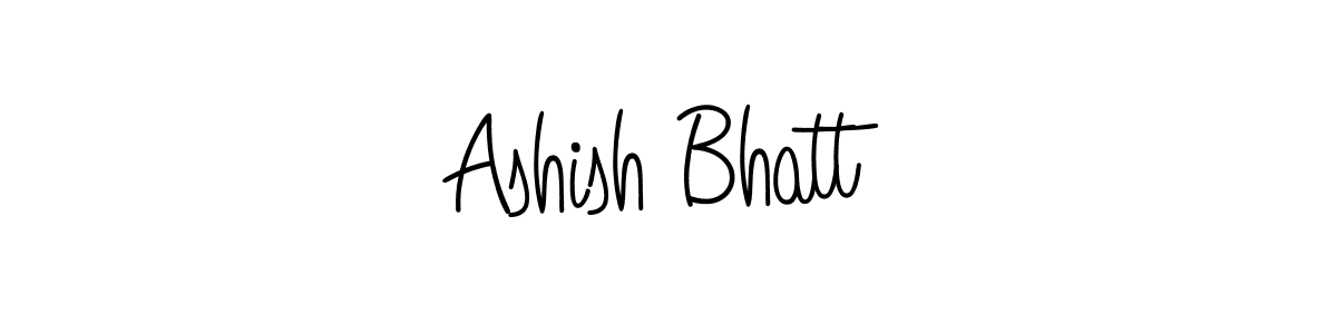 Ashish Bhatt stylish signature style. Best Handwritten Sign (Angelique-Rose-font-FFP) for my name. Handwritten Signature Collection Ideas for my name Ashish Bhatt. Ashish Bhatt signature style 5 images and pictures png
