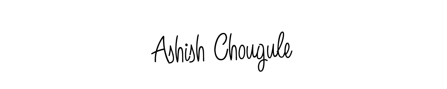 Use a signature maker to create a handwritten signature online. With this signature software, you can design (Angelique-Rose-font-FFP) your own signature for name Ashish Chougule. Ashish Chougule signature style 5 images and pictures png