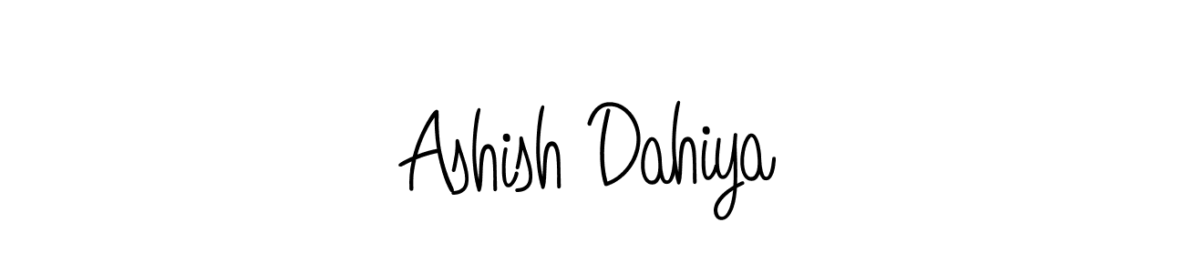 Ashish Dahiya stylish signature style. Best Handwritten Sign (Angelique-Rose-font-FFP) for my name. Handwritten Signature Collection Ideas for my name Ashish Dahiya. Ashish Dahiya signature style 5 images and pictures png