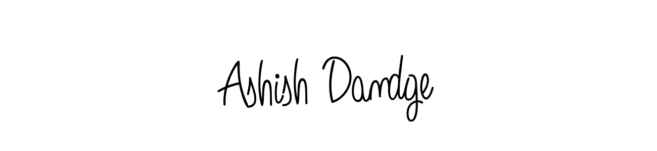 Make a beautiful signature design for name Ashish Dandge. With this signature (Angelique-Rose-font-FFP) style, you can create a handwritten signature for free. Ashish Dandge signature style 5 images and pictures png