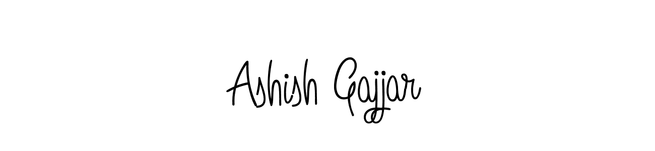 Also we have Ashish Gajjar name is the best signature style. Create professional handwritten signature collection using Angelique-Rose-font-FFP autograph style. Ashish Gajjar signature style 5 images and pictures png