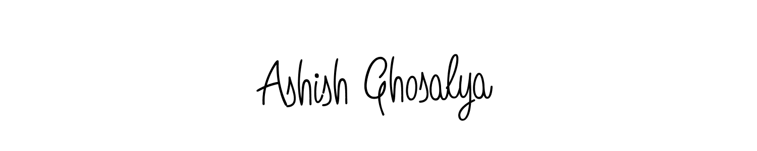 Make a short Ashish Ghosalya signature style. Manage your documents anywhere anytime using Angelique-Rose-font-FFP. Create and add eSignatures, submit forms, share and send files easily. Ashish Ghosalya signature style 5 images and pictures png